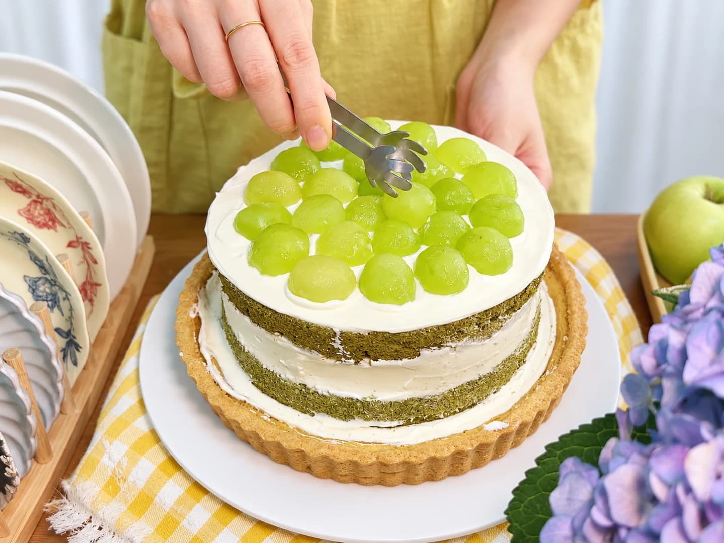 Lắp tầng nho xanh