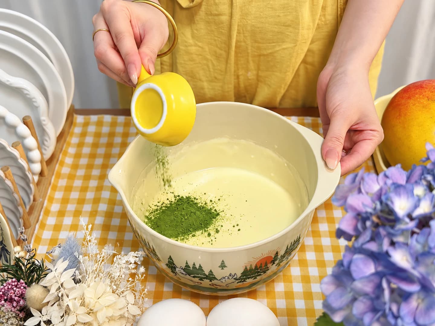 Hoàn thiện nhân matcha