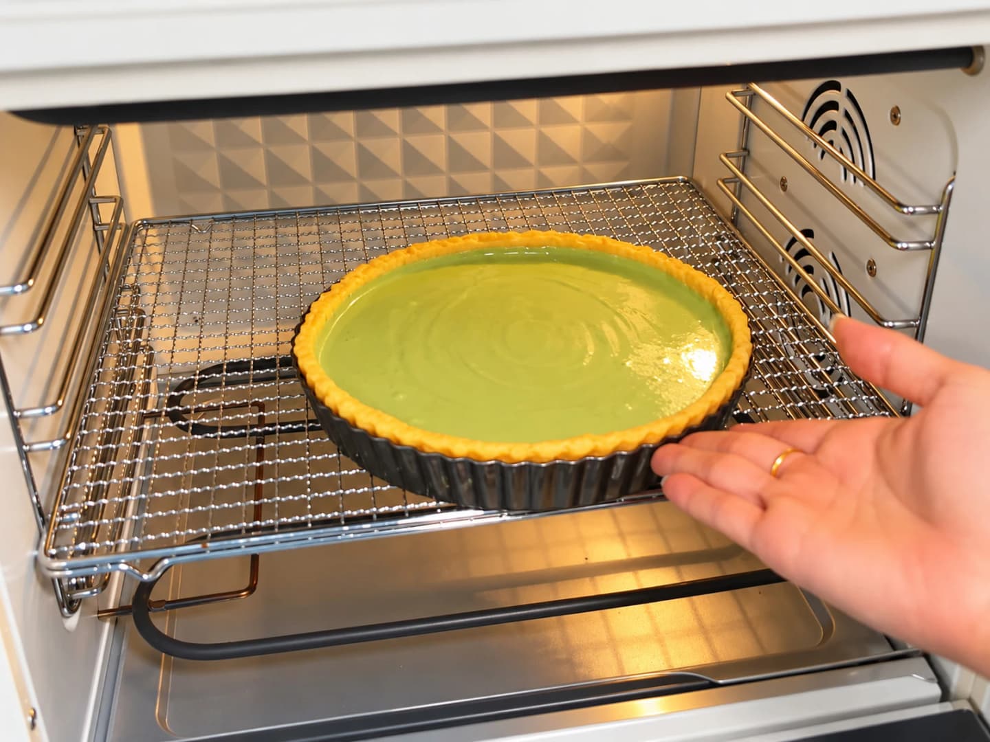 Nướng và làm nguội tart