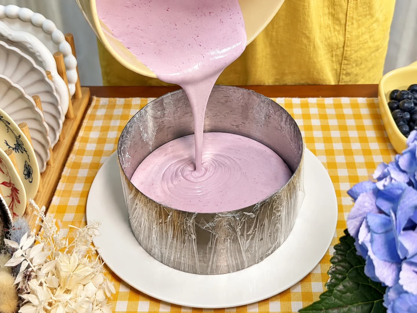 Làm mousse việt quất