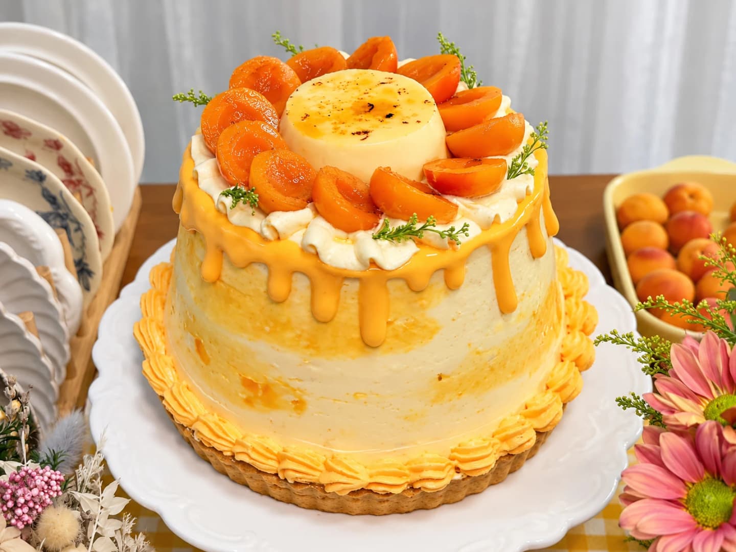 Bánh tart mơ trà Earl Grey