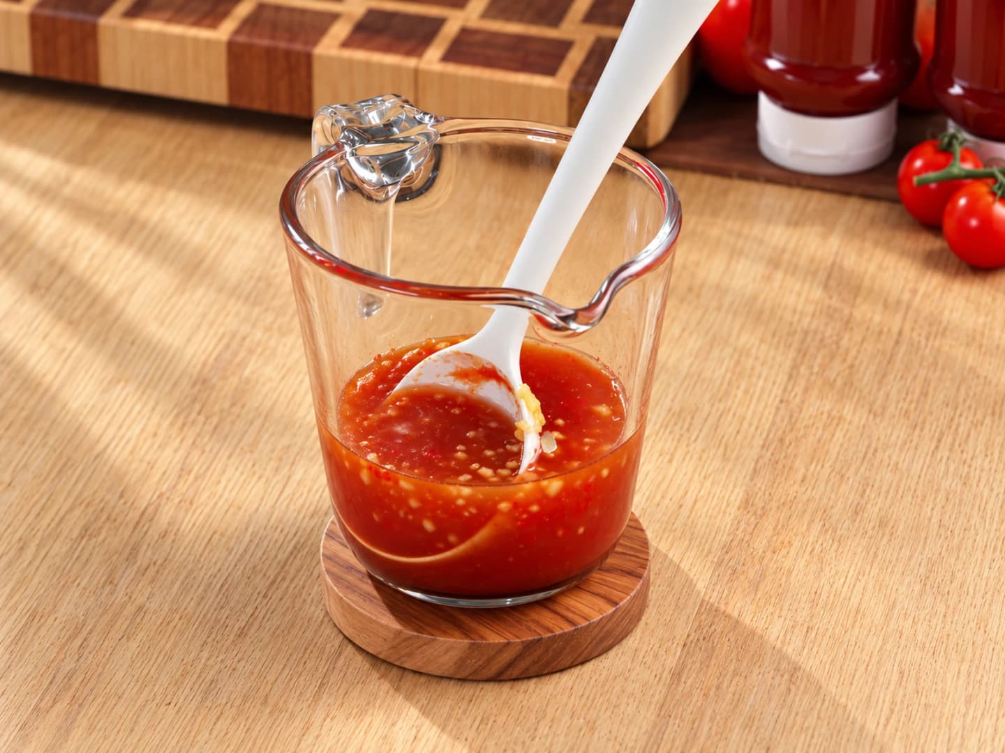 Pha sốt tương cà chua ngọt